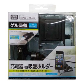 seiwa Apple MFi Certified Reel Charger with Suction Cup Holder L1 AL203