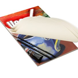 Yes! Multi Media Cotton Canvas Pads - Wet Media Canvas Pads (10 Sheets) for Watercolors, Oils, Acrylics, Markers, & More! - [9x12" - 3 Pack]