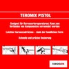 TEROSON Handpistole 410, Kartuschenpresse für Doppelkartuschen, handliche Kartuschenpistole für 2K-Kartuschen