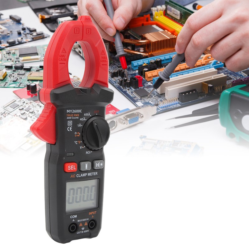 Digital Clamp Meter Multifunctional AC DC Voltmeter Smart Auto NCV