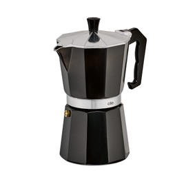Cilio Classico Stovetop Espresso Maker, Black, 15 Ounce