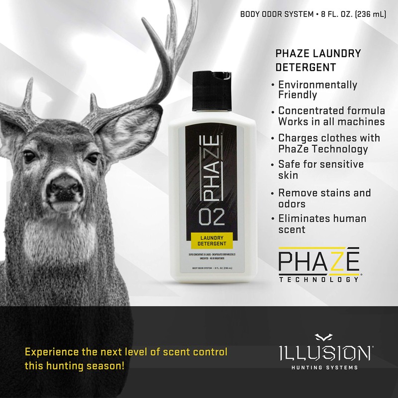 PhaZe 2 Laundry Detergent - #1 Deer Hunter's Scent Elimination