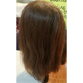 Dasom Maniqui Cabello 100% Natural,castaño Claro , Para Practica