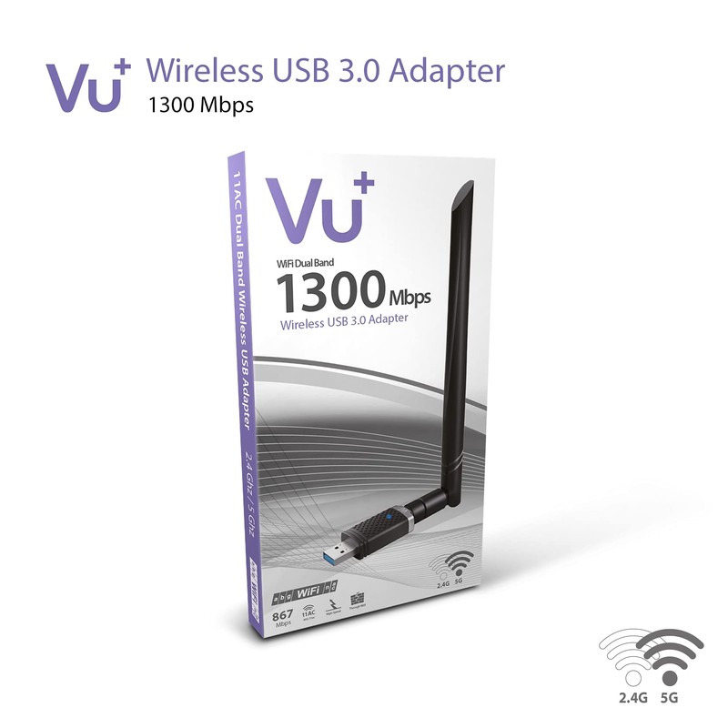 VU+ Dual Band Wireless USB 3.0 Adapter