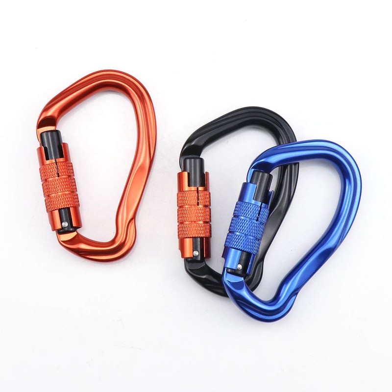 Carabiner, New Version Locking Carabiner, 61.3 lbs (23 - 45