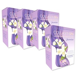 La Palm Collagen Spa Luxury Manicure and Pedicure with Collagen Bubble Crystals - Jasmine (4 Count)