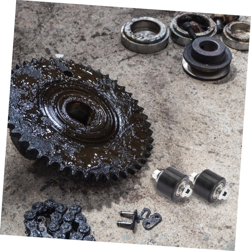 CHILDWEET 2sets Alloy Chain Roller Guide for Motorcycle Mini Bike