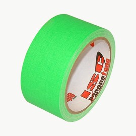 ISC Racers Tape NEON DULL-FINISH/GRN210 ISC Neon Dull-Finish Racer's Tape: 2" x 30 ft., Fluorescent green