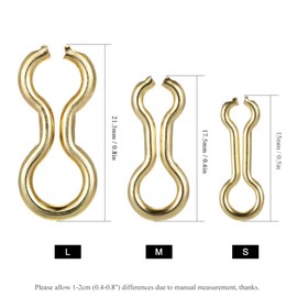 Walmeck 200PCS Brass Sinker Wire Eye for DO-IT Molds