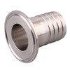 DERNORD 2" Tri Clamp to 1.5" Hose Barbed Adapter SUS304