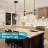 Vaziden Modern Glass Pendant Lighting for Kitchen Island Kitchen Sink,