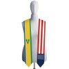 72 Inch St Vincent Flag and USA Flag Graduation Sash