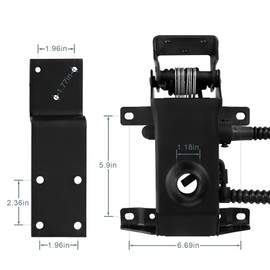 Skuehod Heavy Duty Office Gaming Chair Tilt Control Seat Mechanism Replacement Swivel Chair Gas Type 6×7 Mount Hole