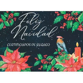 Feliz Navidad - Certificados De Regalo: 20 vales de regalo para llenar y canjear- Idea de regalo personalizado e original para niños, mujeres, hombres