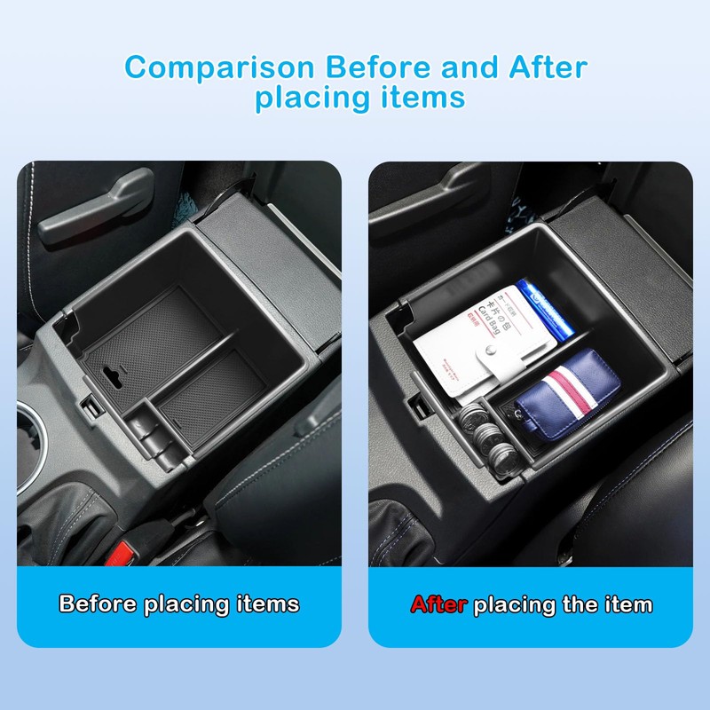EDBETOS Ranger Console Organizer Tray Compatible with 2019-2023 Ford Ranger