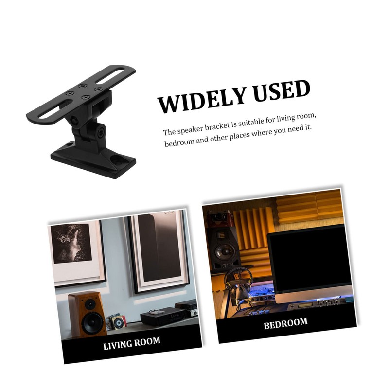 Mobestech Speaker Mounting Bracket Wall Mount Rotating Stand Zinc Alloy