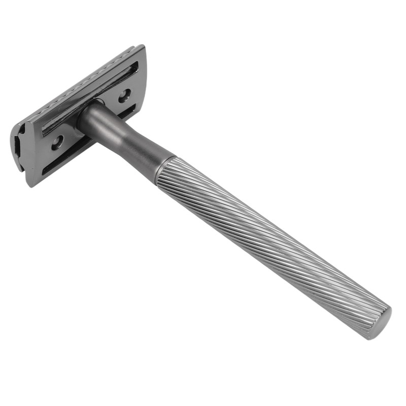Zinc Alloy Safety Razor Men Portable Brass Handle Double Edge