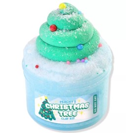 PEACHYBBIES CHRISTMAS TREE CLAY KIT  RARE LIMITED ON HAND