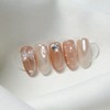 [Handmade Nail Tips] Magnetic Sorbet Nail Tips - Short Oval