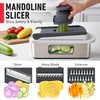 Mueller Pro-Series 10-in-1, 8 Blade Stainless Steel Multi Vegetable Chopper
