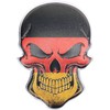 3D Metal Skull Sticker Logo Emblem Badge Car Sticker Germany