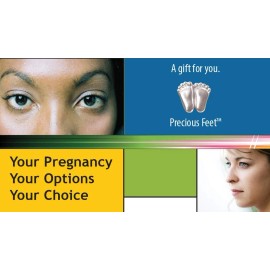 Heritage House '76 Precious Feet Silver-Colored Abortion Vulnerable Card Pro-Life Jewelry Lapel Pin