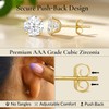Everyday Elegance Solid 14k Yellow Gold Solitaire 6 MM Round