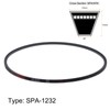 sourcing map SPA-1232 V-Belts Drive Belt 1232mm Pitch Girth 13mm