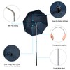 G4Free Golf Bag Umbrella for Club Protection Flex Umbrella (Navy