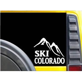 EZ-STIK Ski Colorado K646 6 inch Sticker Mountain Decal