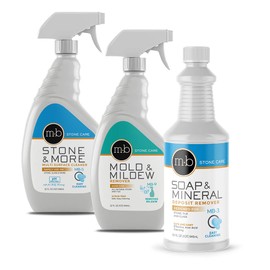 MB Stone Care Bath & Shower Kit For Granite, Marble, Limestone And All Natural Stone Surfaces