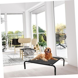 BESPORTBLE Elevated Dog Bed Cover Pet Bed for Puppies Removable Washable Breathable Dog Hammock for Indoor Use Comfortable