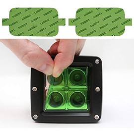 Lamin-x Custom Fit Green Rigid Industries Fog Light Covers for Toyota Tacoma TRD Pro (16-)