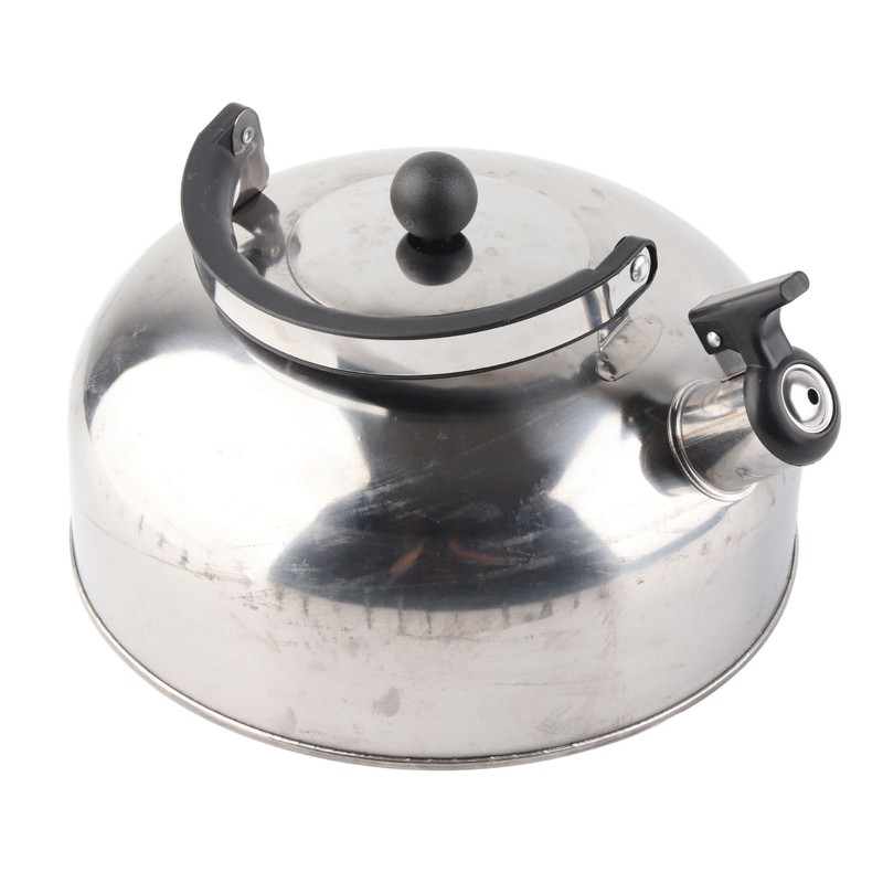 3L Stainless Steel Whistling Tea Kettle Fast Heating One Touch