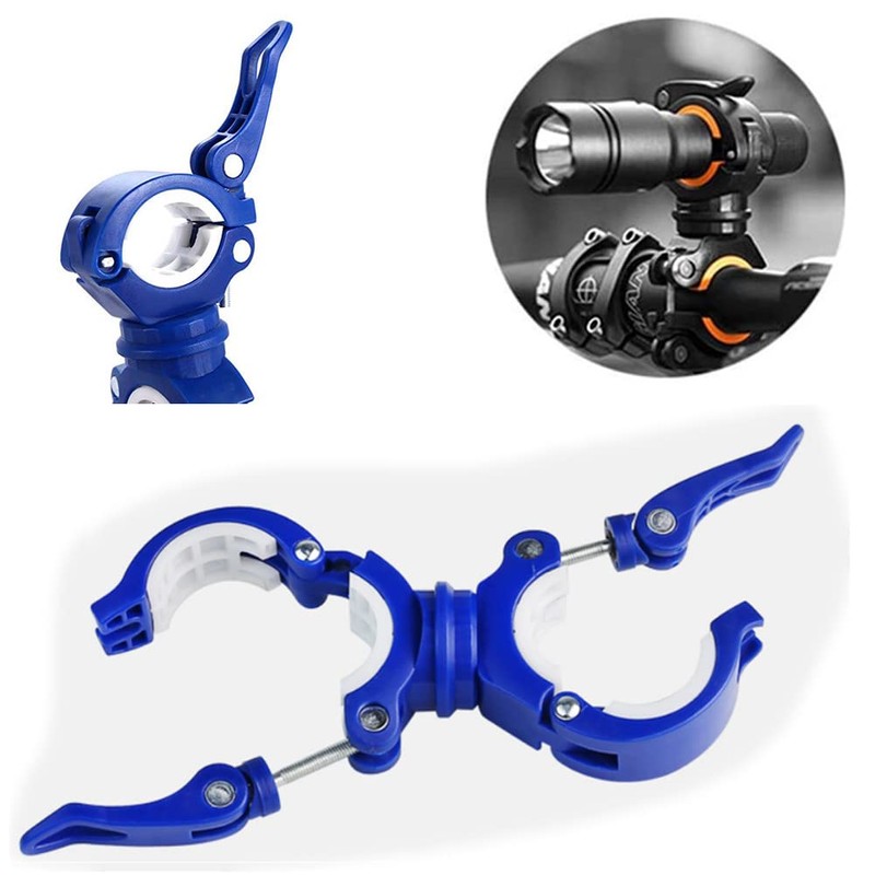 Bicycle Light Holder Flashlight Holder Multifunctional 360 Degree Rotation 3