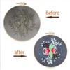 Meecaa Starry Night Landscape Embroidery Kit Starter Set, Hand Embroidery