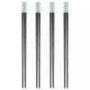 IKEA Fossta Reusable Plastic Chopsticks, Pack of 4, Decorative Design,