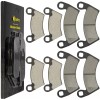 Caltric Front and Rear Brake Pads for Polaris Ranger XP