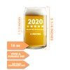 Funny Beer Glass Gift Set -"2020 One Star, Would NOT
