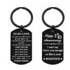 Nimteve Anniversary Keychain Gifts for Him Her Valentine's Day Gifts Happy Wedding Anniversary for Husband Wife Happy Anniversary Keychain for Boyfriend Girlfriend (5th Anniversary Keychain)