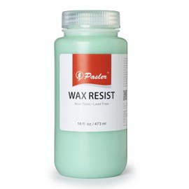 Pasler Wax Resist for Pottery Bisque or Greenware,Glaze and Slip Application, 16 fl oz / 473 ml