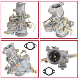 Autoparts 1-Barrel Carburetor With Gasket Replacement for Jeep CJ-3B CJ-5 CJ-6 with F-head 4 Cylinder Engines 923808 17701.02