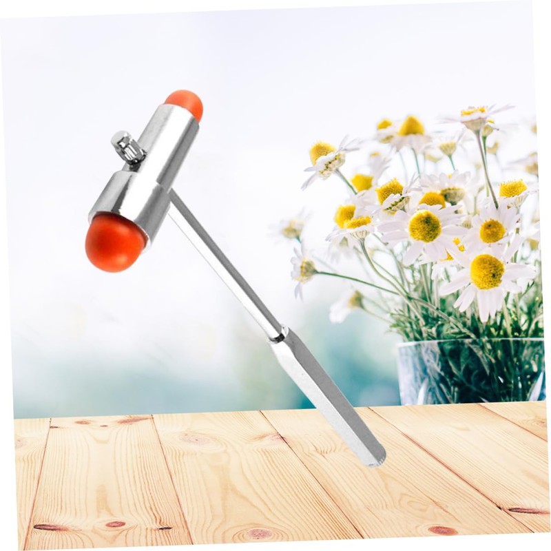 IWOWHERO Multifunctional T Shaped Reflex Hammer with and Brush Diagnosis