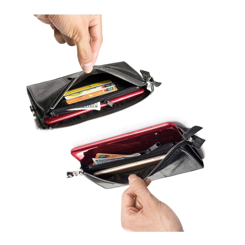 DFVmobile - Genuine Leather Case Handbag for Energizer Power MAX