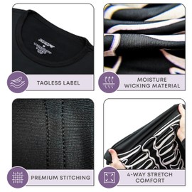 Rocky Thermal Underwear Kids, Boys Thermal Underwear Long Johns Thermals Kids Base Layer kid thermals bottom Boys Winter Clothes Shirt & Pants, Ski/Extreme Cold (Skeleton Design - XX-Small)