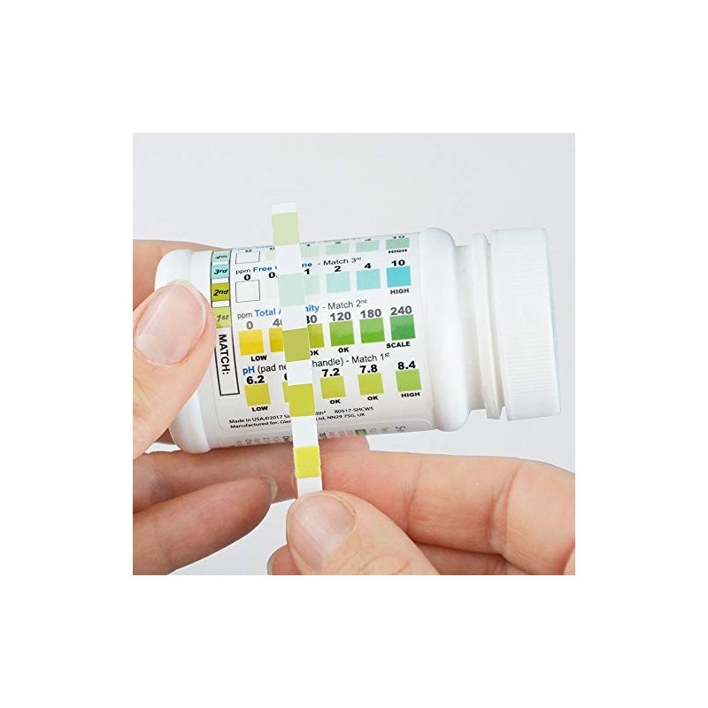SimplexHealth City Water Test Kit (50 Test Strips) results in