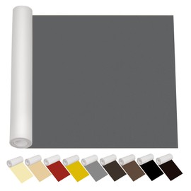 Leather Repair Patch for Furniture 12.6 x 60 inch Dark Grey Waterproof Durable Leather Tape,Self-Adhesive Leather Patches for Couches,Sofa,Car Seat,Vinyl Chairs,Fabric Fix Etc.