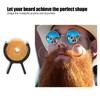 Handlebar Curly Beard Shaping, Mustache Styling Template, 1 Pair Mustache