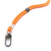 trage.band® Long Adjustable Lanyard Neck Strap with Carabiner Hook Orange