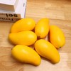 caiyjhao 6PCS Yellow Simulation Mango, Simulation Fruit Fake Mango Simulation